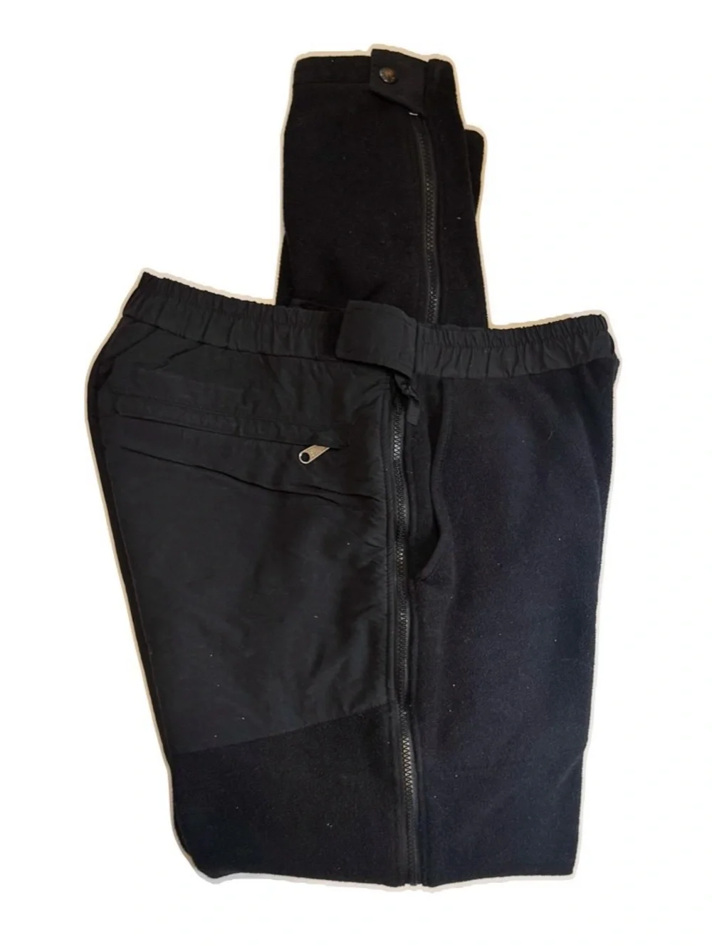 The North Face Vintage Denali Black Fleece Pants Large